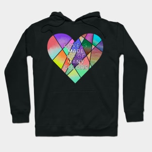 Love is made up of many colors Hoodie